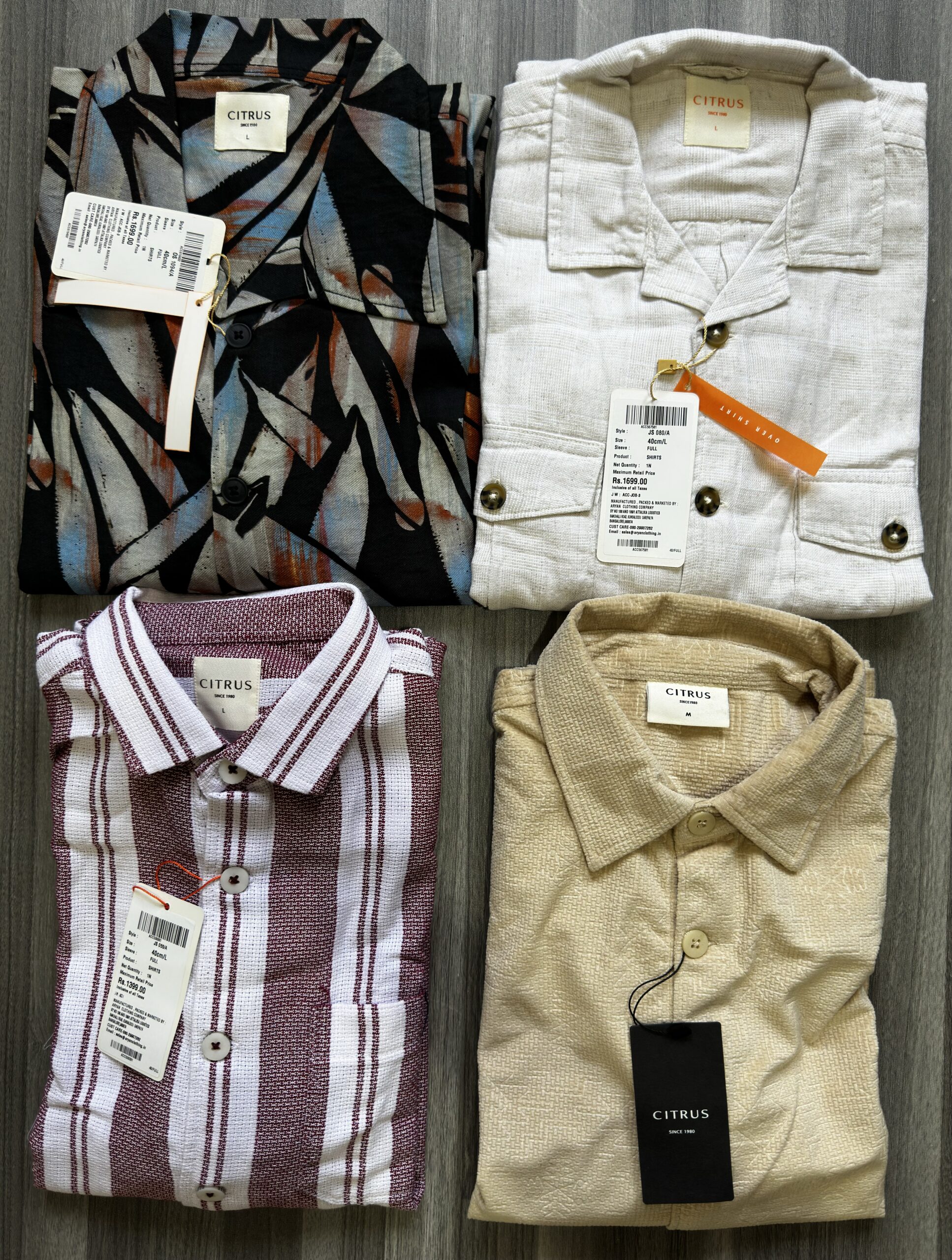 CITRUS FREE SIZE SHIRTS - Image 11