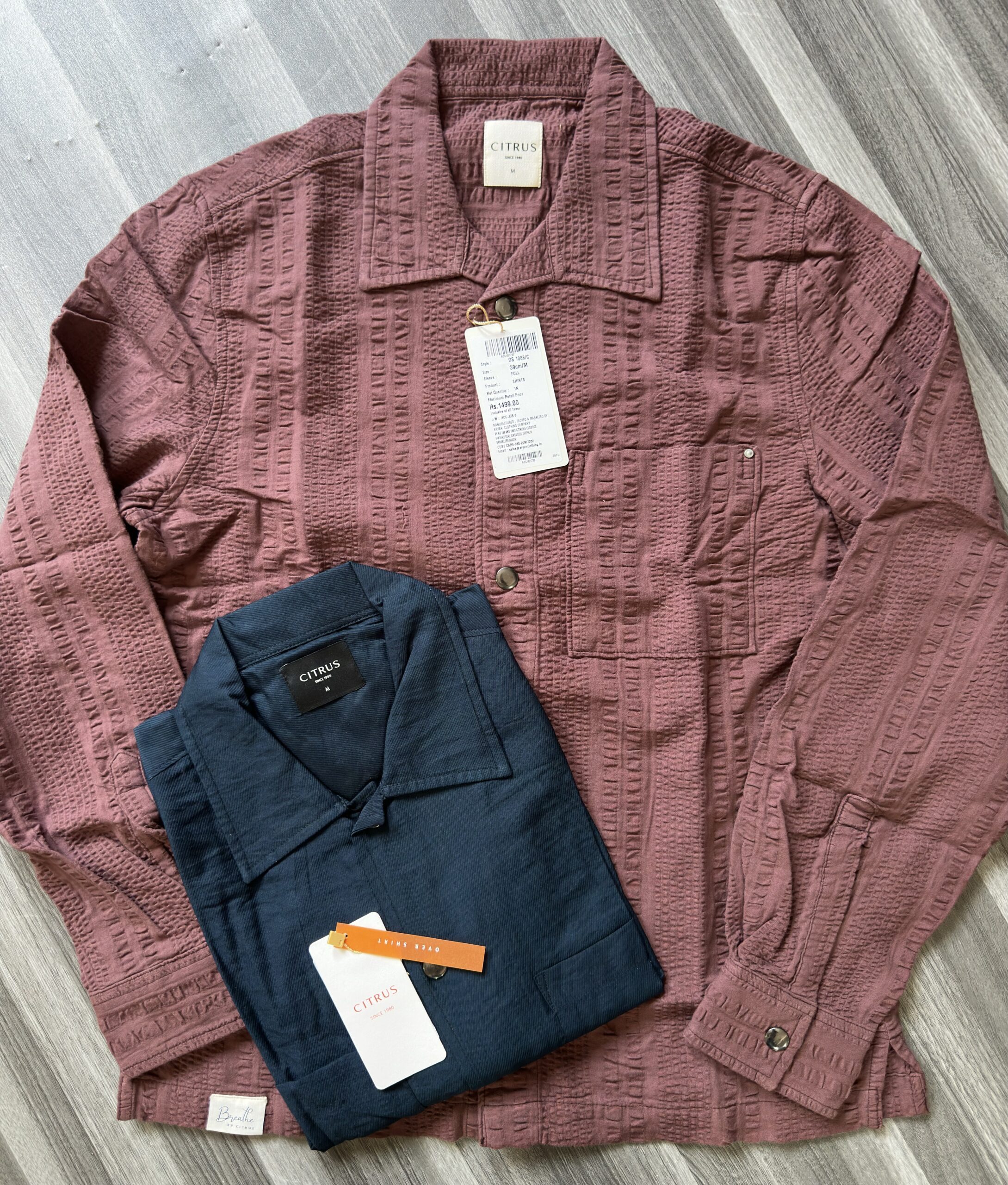 CITRUS FREE SIZE SHIRTS