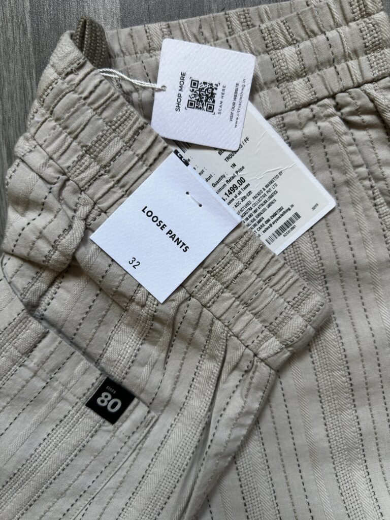 CITRUS TRAVEL PANTS