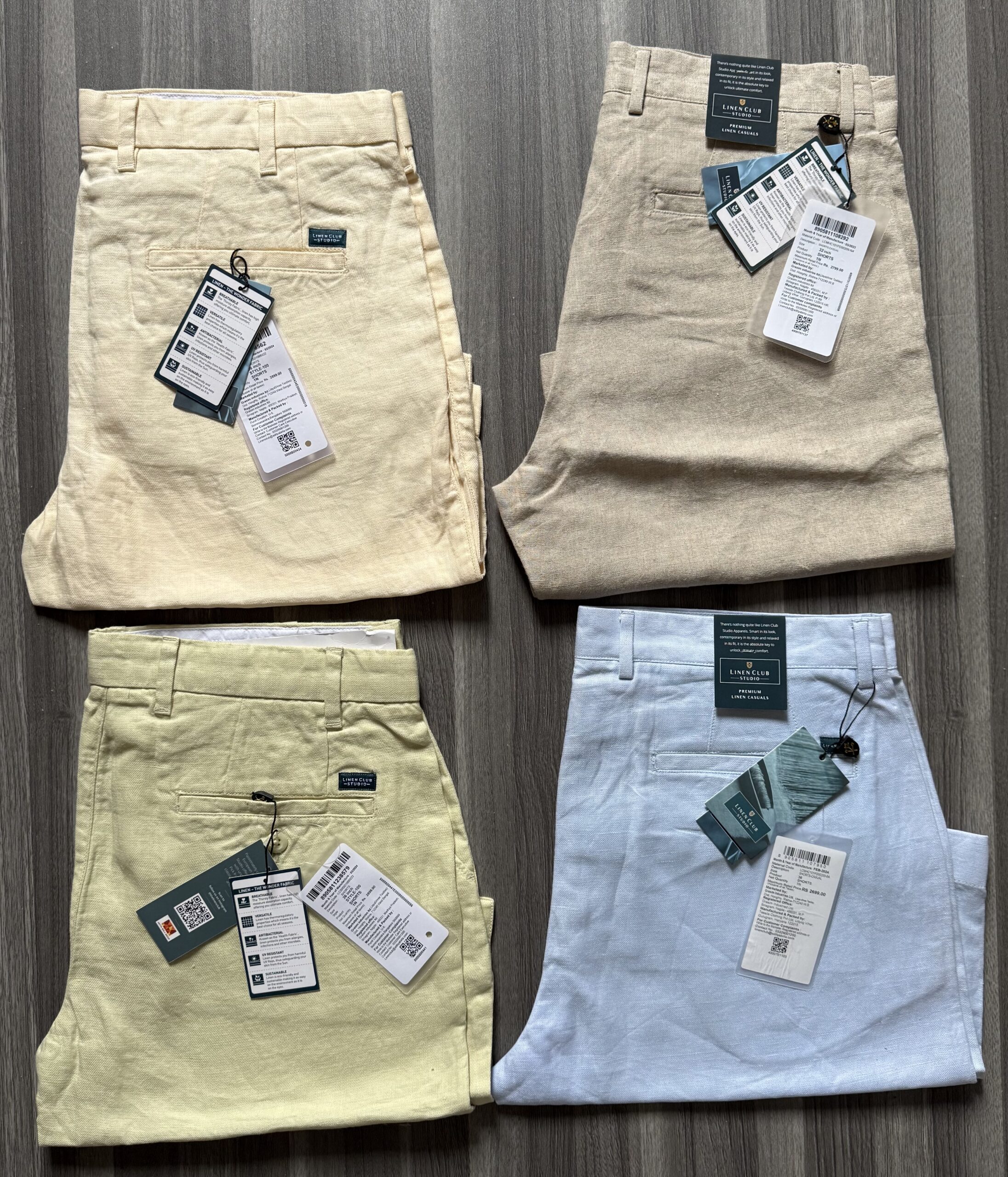 LINEN CLUB SHORTS